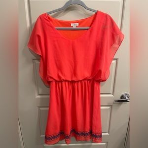 Orange/Red Sundress - Medium